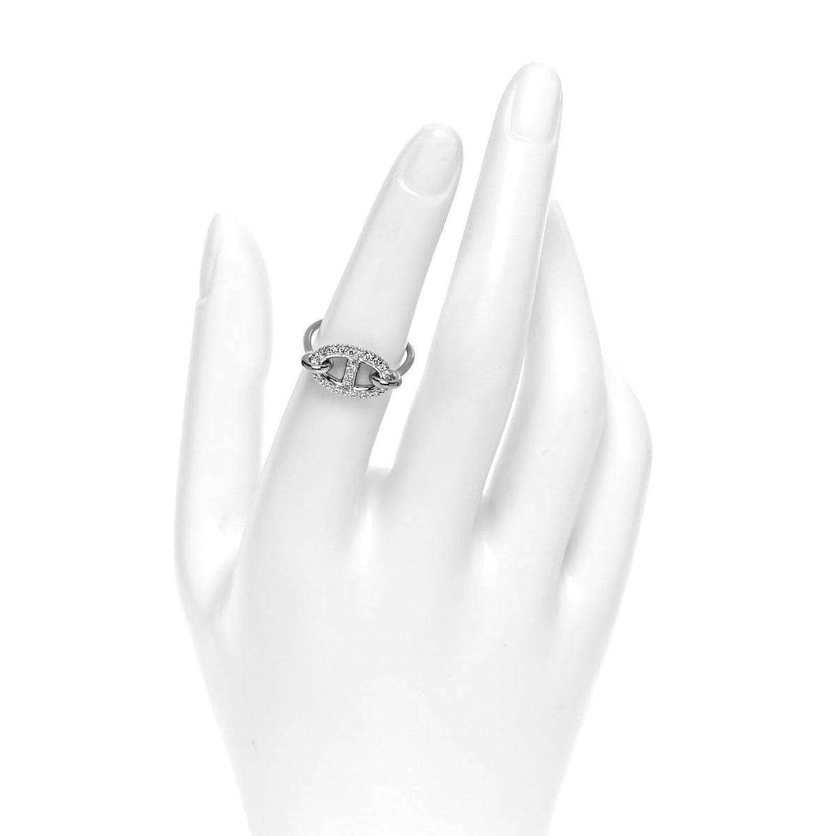 18K Farandole Diamond Hermes Ring