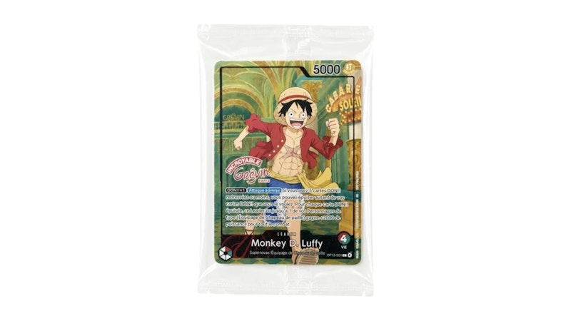 2026 Bandai One Piece Monkey D. Luffy Musée Grévin Paris Special Promo (French) OP13-001 Ungraded
