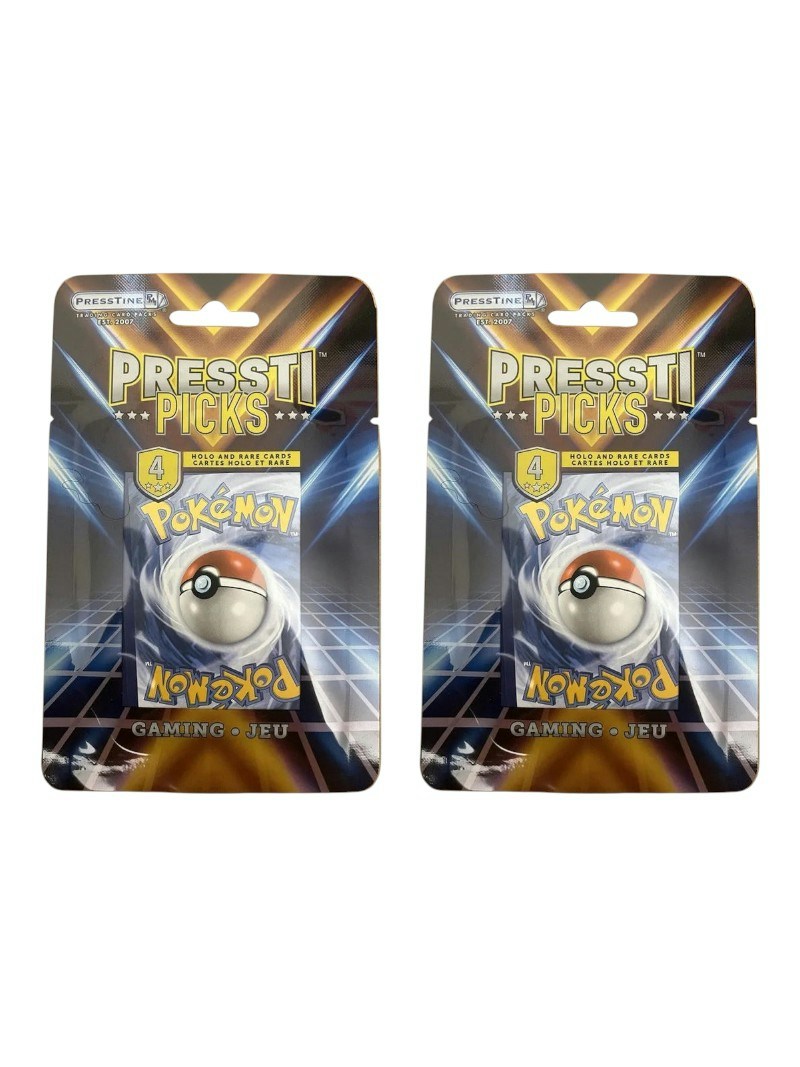 2026 Presstine Pokémon Presstipicks 4-Card Pack Mystery Bag (English) 2x Packs
