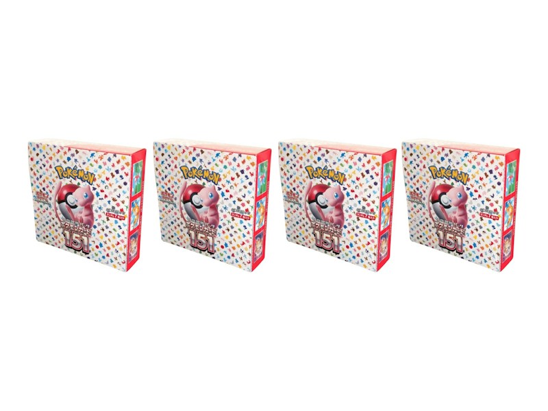 Pokémon Scarlet & Violet 151 Booster Box (Japanese) 4x Lot