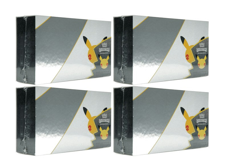 Pokémon TCG 25th Anniversary Celebrations Ultra-Premium Collection Box 4x Lot